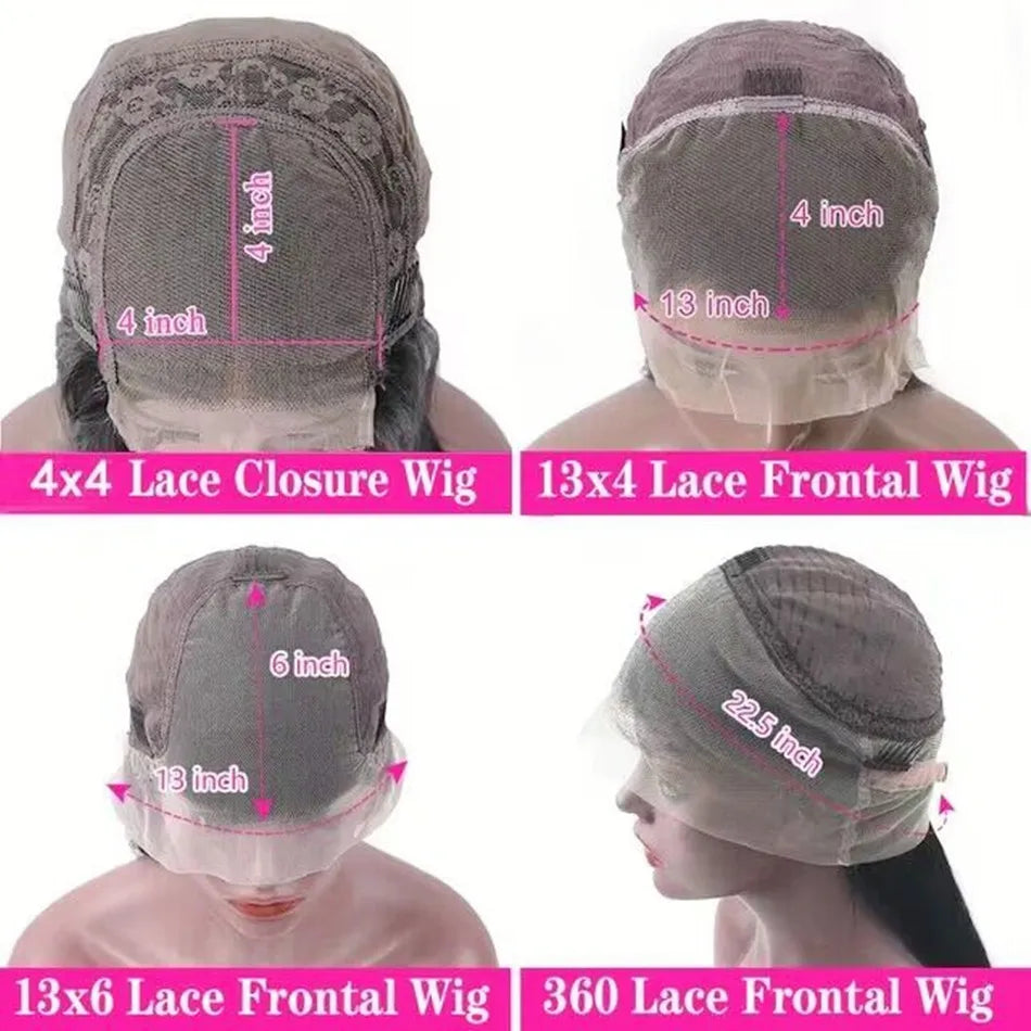 Chocolate Brown Human Hair Glueless, HD 13x6 Lace Frontal Wig