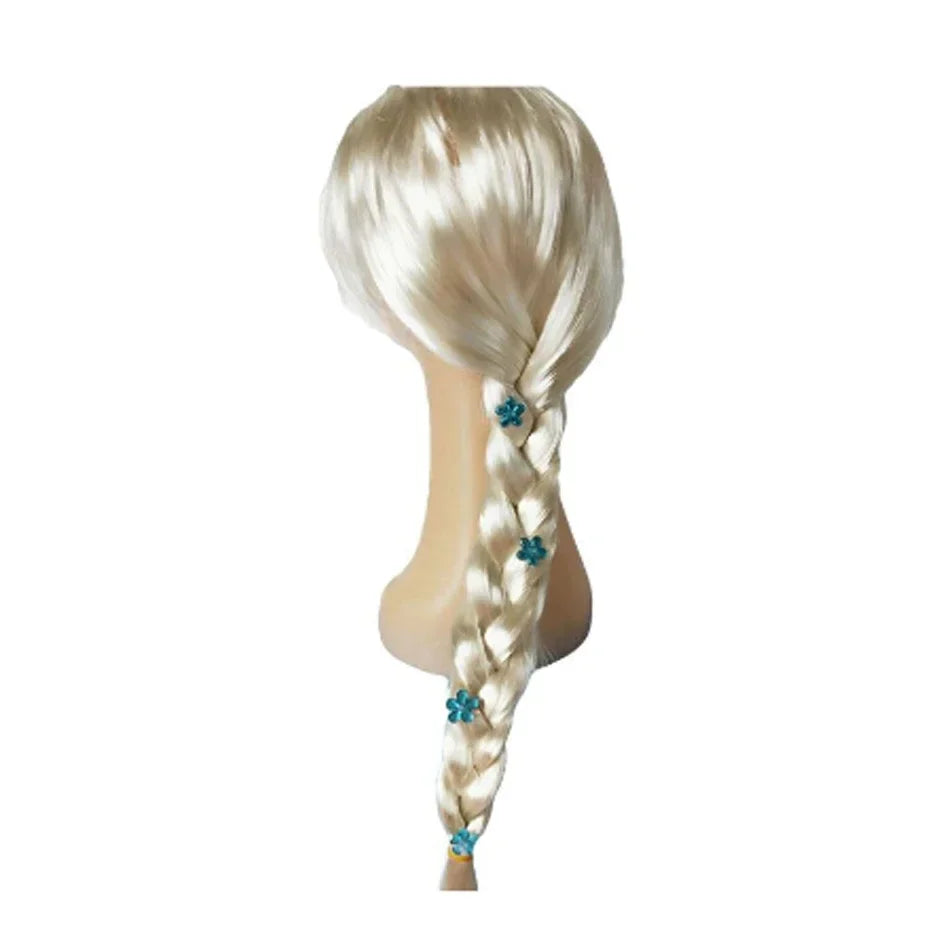 White Elsa Dress for Girls Children Princess Fancy Costume Party Carnival Dress Up for Girl Christmas Birthday Cosplay