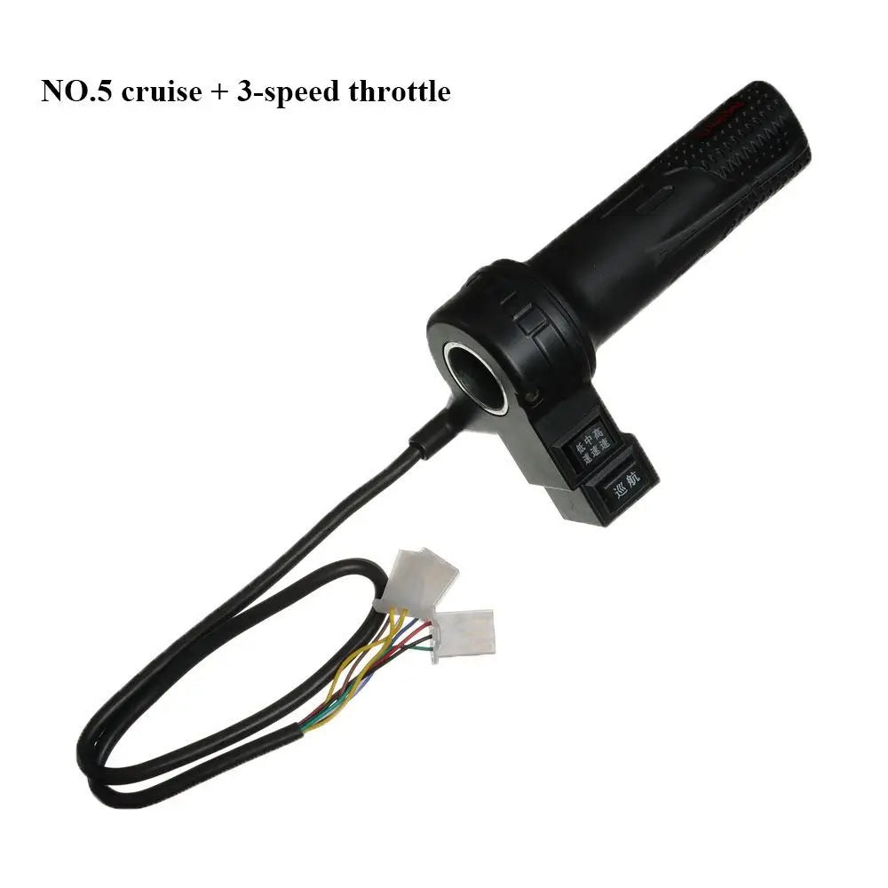 Electric E-Bike Twist Throttle 12V 24V 36V 48V Speed Handlebar Throttle Universal Electric Scooter Twist Cycling Throttle Grip
