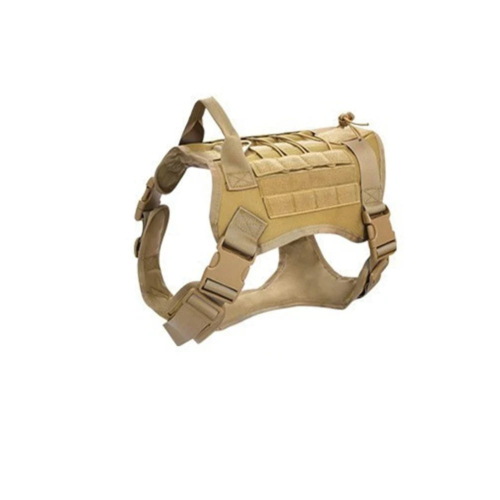 Adjustable Tactical Dog Collar Leash Harness for Medium Large Dogs Pet Accessories Durable Training Gear for German Shepherds