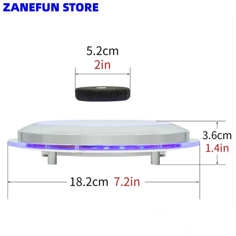 Levitating Display Stand Maglev Rotating Levitator Holder Magnetic Levitation for Collectibles and Model Cars Floating Display