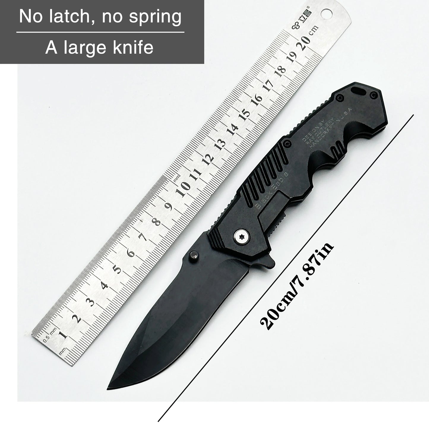 This multi-functional all-in-one folding knife is a portable tool for outdoor camping, hiking, survival, and household peeling