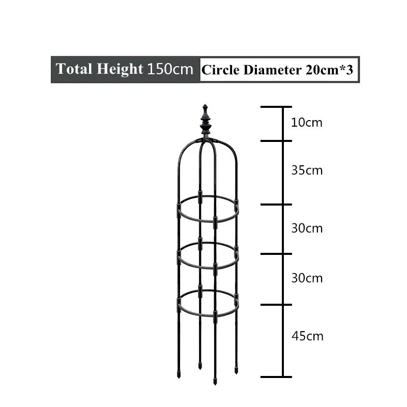Plant Climbing Supporter Climbing Plant Support  Frame Outdoor Flower  Vines Pot Stand Garden Climbing Frame Indoor Floral Decor