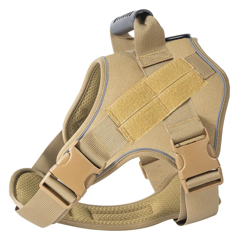 Tactical Dog Harness for Large Dogs No Pull Explosion Proof Heavy Duty Adjustable Military Grade K9 Training Walking Vest