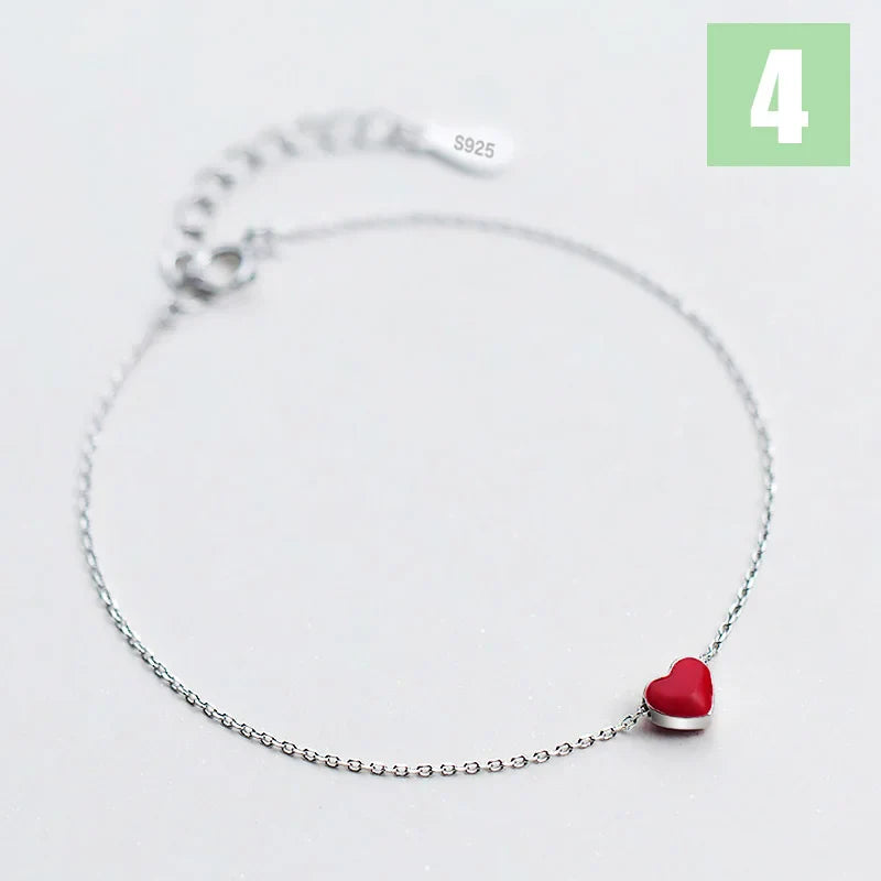 Trusta 100% 925 Sterling Silver Fashion Women's Jewelry Hollow Heart Bracelet 15.5cm For Gift Girl Lady Drop Shipping DS568