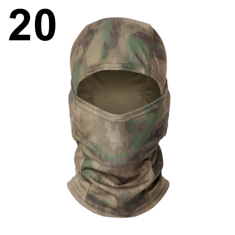 Camouflage Balaclava Full Face CS Mask Ski Cycling Hunting Head Neck