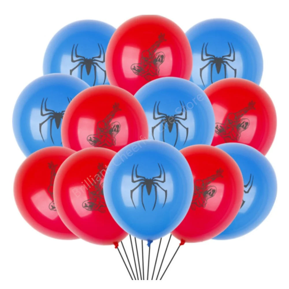 12 Inch Marvel Superhero Latex Balloon Set Avengers Spiderman Hulk  Boys Birthday Party Baby Shower Party Decorations Kid Toys