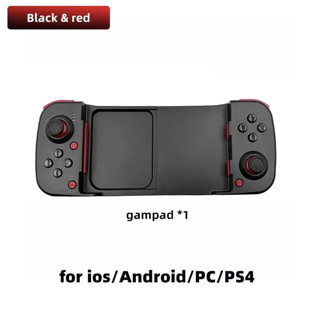 D3 Mobile Gamepad Wireless Game Controller for Cell Phone for iphone/Samsung/Android/Switch Stretching Joystick with Turbo Macro