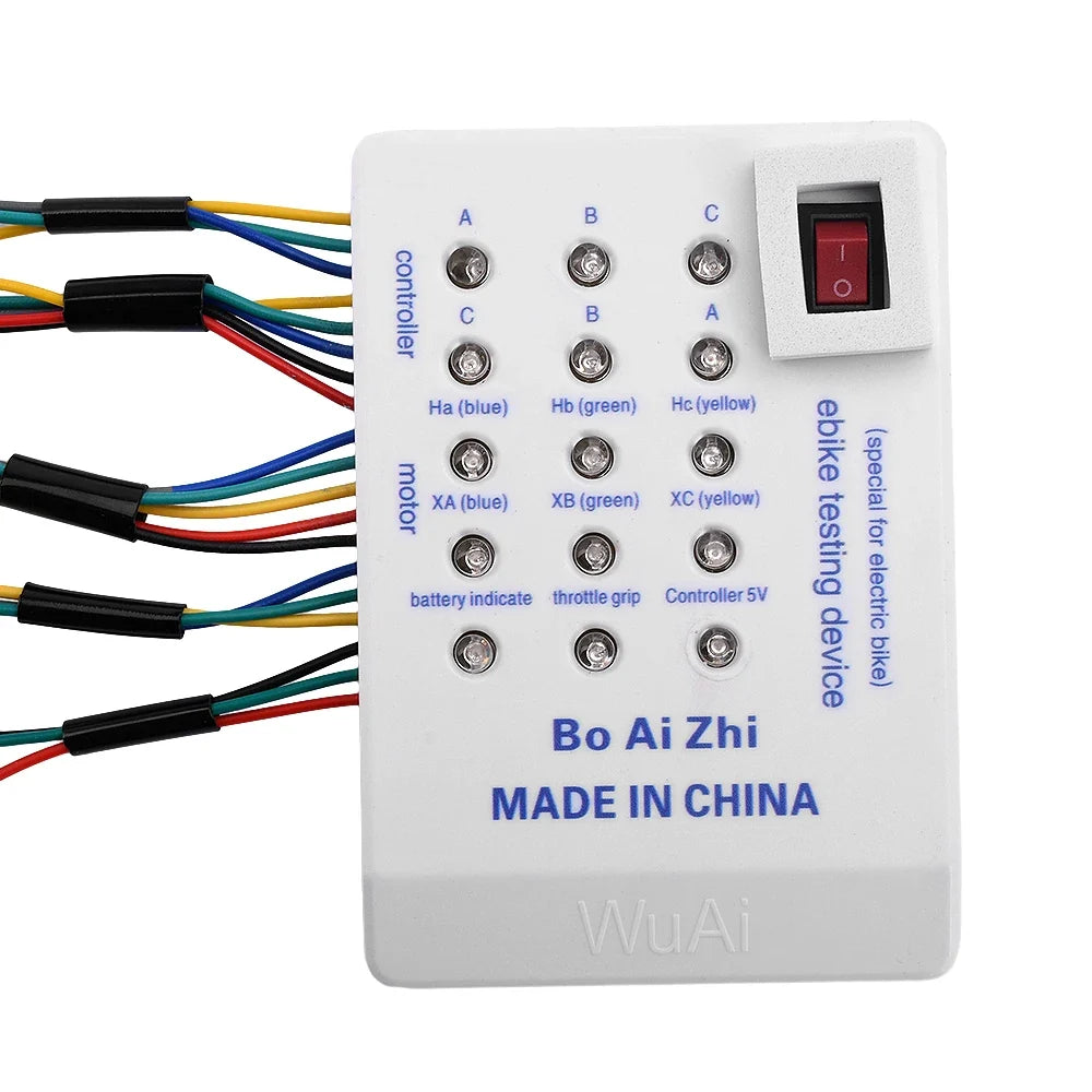 24V/36V/48V/60V/72V E-bike Tester Electromobile Repair Device Scooter Maintenance Detector Brushless Motor Hall Controller