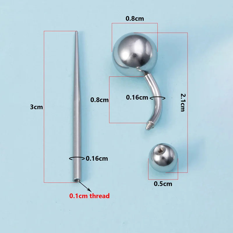 Sterile Body Piercing Tool Kit Surgical Steel Piercing Needles Clamp Pliers Gloves Set Pull Pin Lead Tool Lip Nose Belly Jewelry