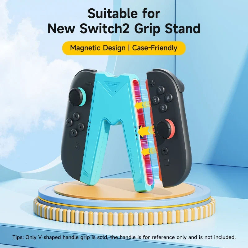 Suitable for Switch2 handle grip, Joy-con2 charging station, game console connection accessories, to enhance the grip experience