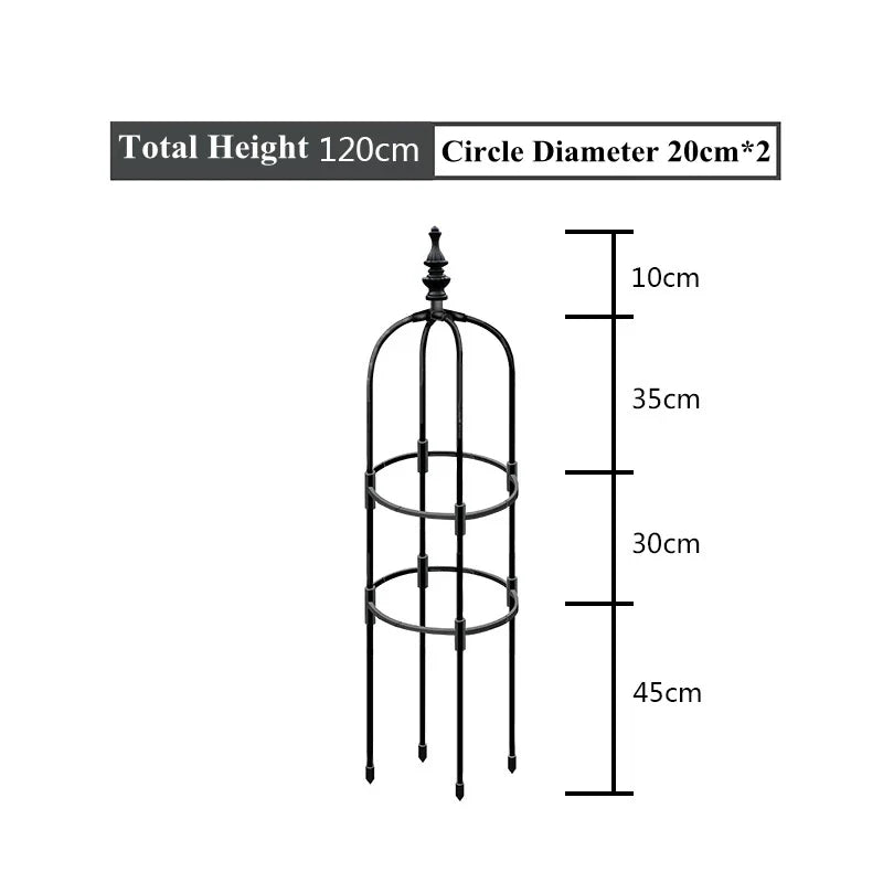 Plant Climbing Supporter Climbing Plant Support  Frame Outdoor Flower  Vines Pot Stand Garden Climbing Frame Indoor Floral Decor