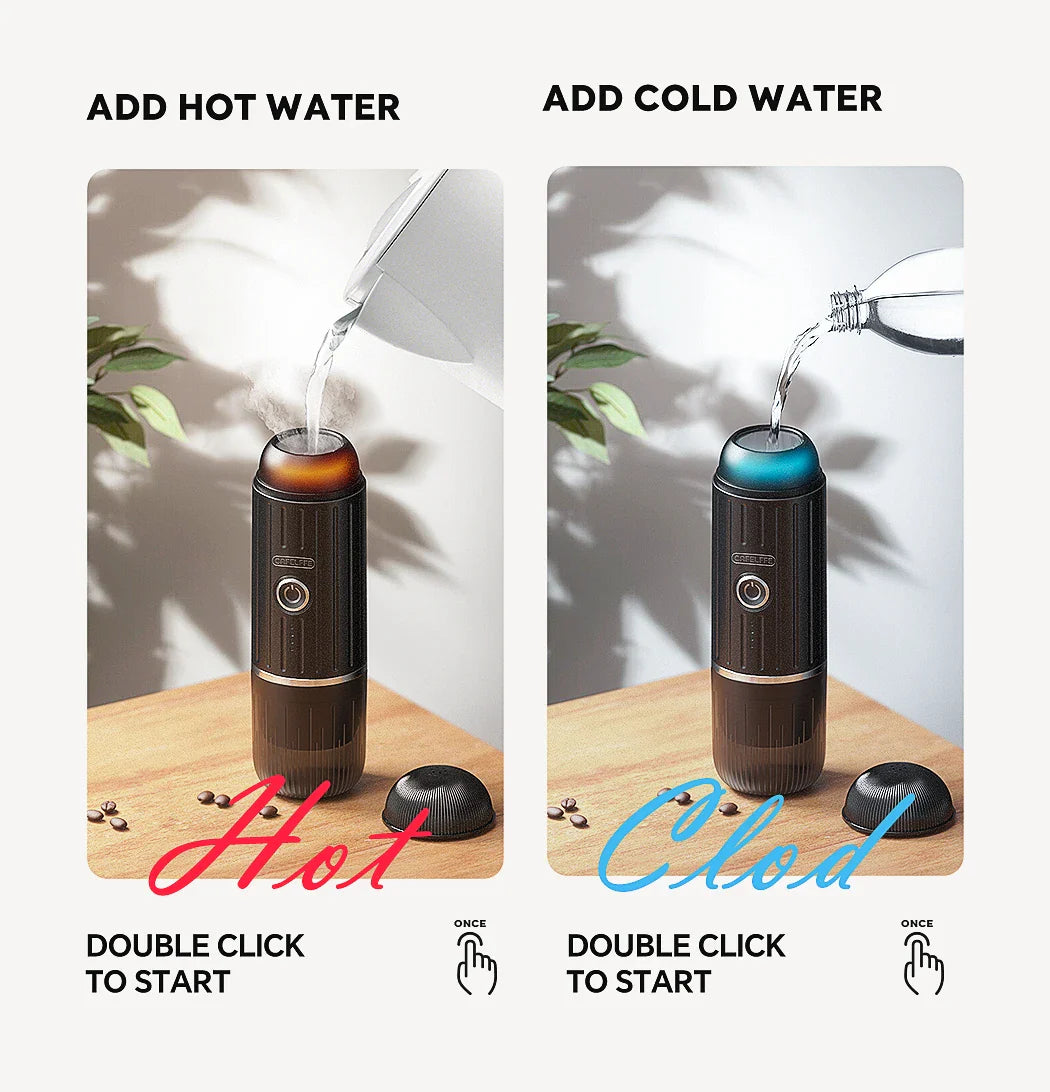 Cafelffe Outdoor Combination Wireless Electric portable espresso machine,Coffee Gift Giving Camping hiking Travel bag cafetera