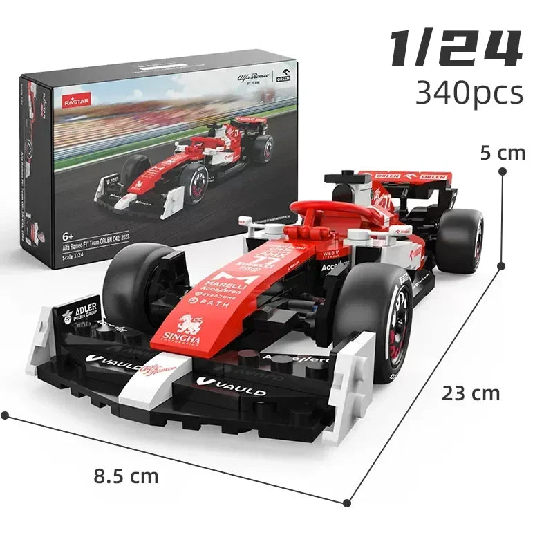 1/24 2023 F1 Red Bull RB19 #1 Max Verstappen #11 Perez Formula Racing Car Building Block Model Assembling Toy Vehicle Bricks