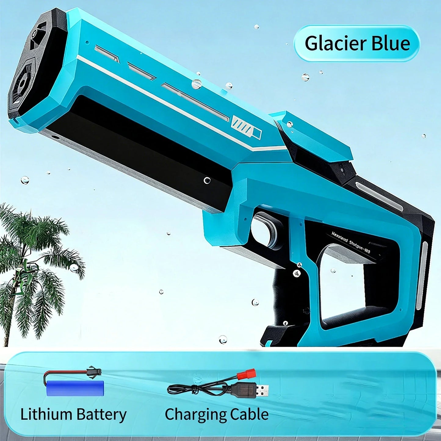 Electric Water Gun Automatic Storage Water Gun Large-capacity Continuous Spray Summer Outdoor Toy Water Gun Children's Gift