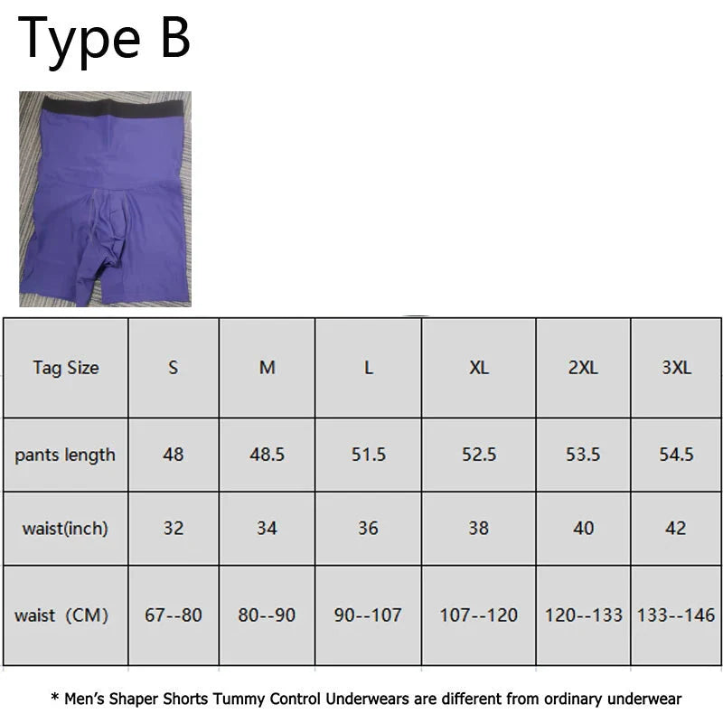 Sculpt & Support: Men's High-Elasticity Comfort Shapewear