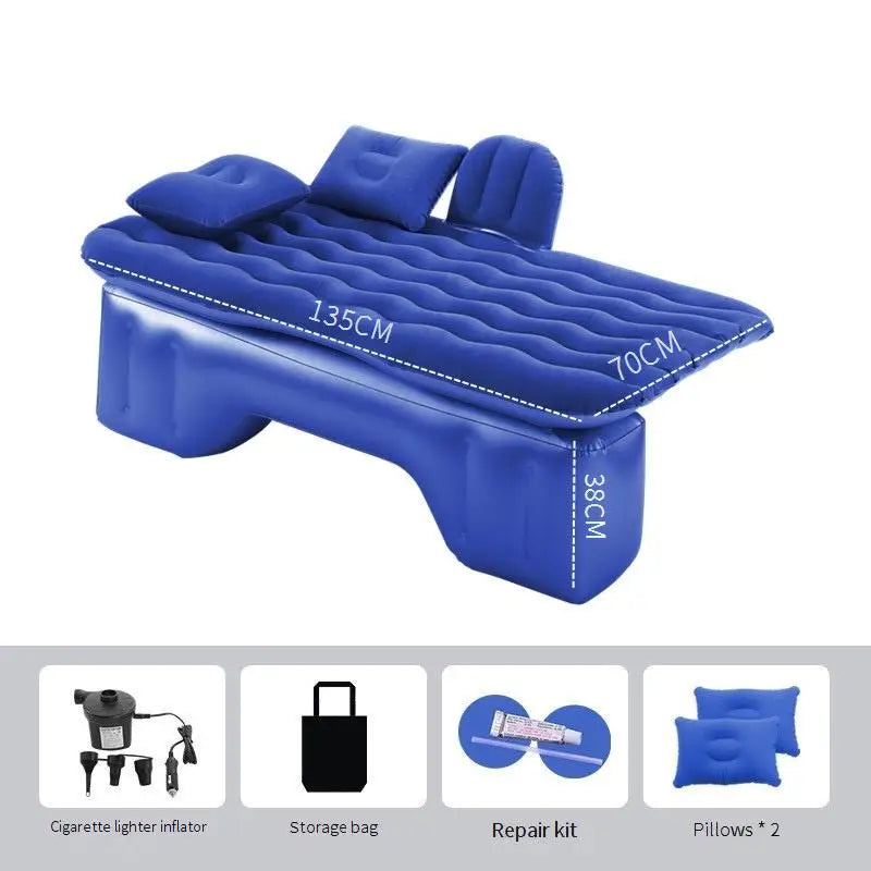 Outdoor Camping Mat Sofa Cushion Car Air Inflatable Travel Mattress Bed Universal for Back Seat Multi functional Sofa Pillow