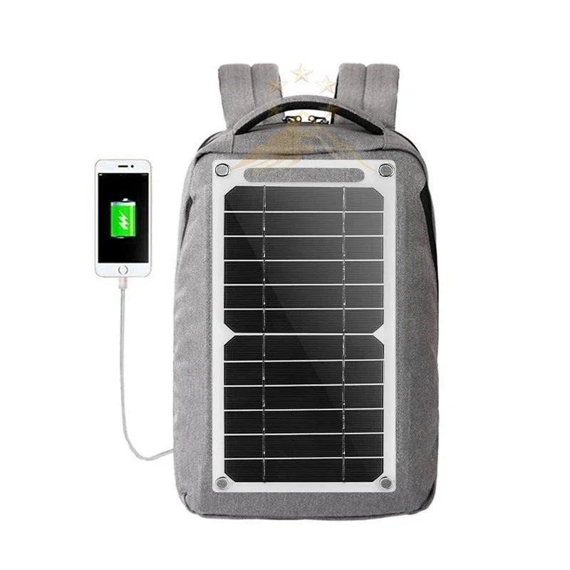 HOT SALE 20W Outdoor Solar Panel 5V 1.2A Portable Solar Photovoltaic For Charging Mobile Earphones Backpack With Buckle Hooks