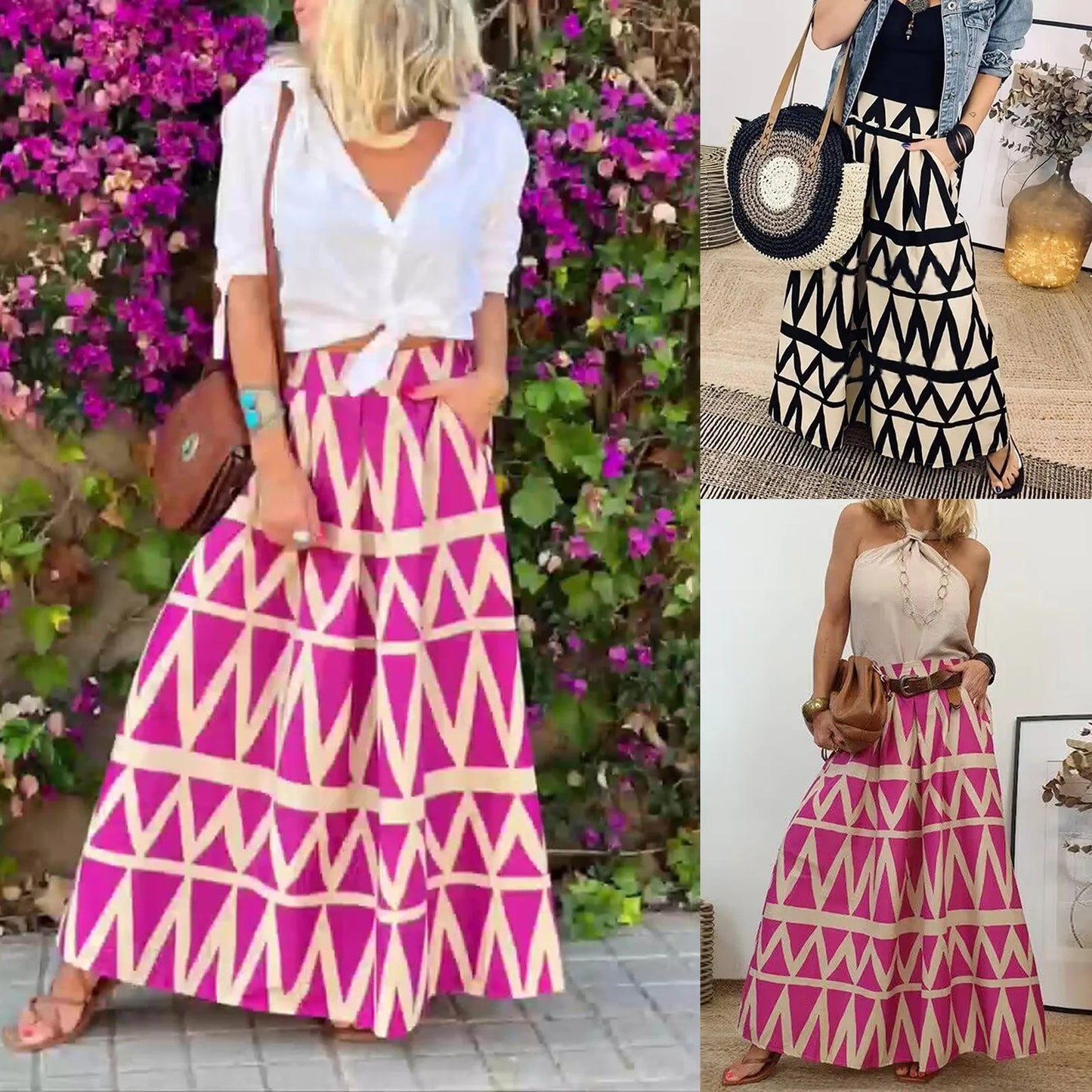 Korean Reviews Clothes Women'S Elegant High Waist Skirt Tie Front Pleated Maxi Skirts Sequin Skirt For Women Ropa De Mujer