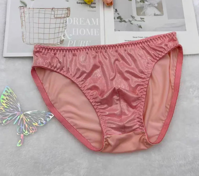 Men's Underwear Is Soft Smooth Close Fitting Sexy Comfortable  Shiny Elastic Daily Personalized Underwear