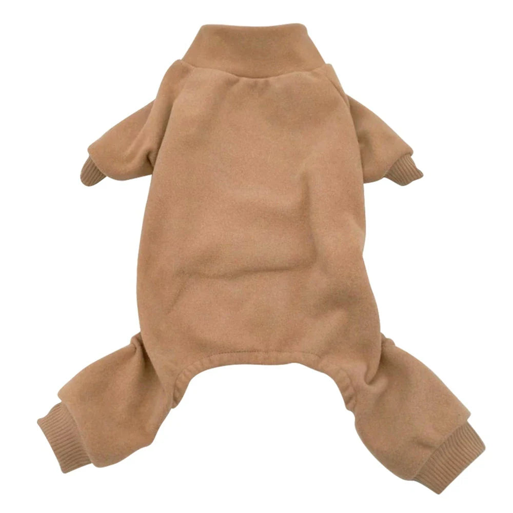 Soft Warm Dog Pajamas Long Sleeves Full Body Covered Pet Pajamas for Small Medium Large Dogs Clothes Pet Jumpsuits Dog Onesies