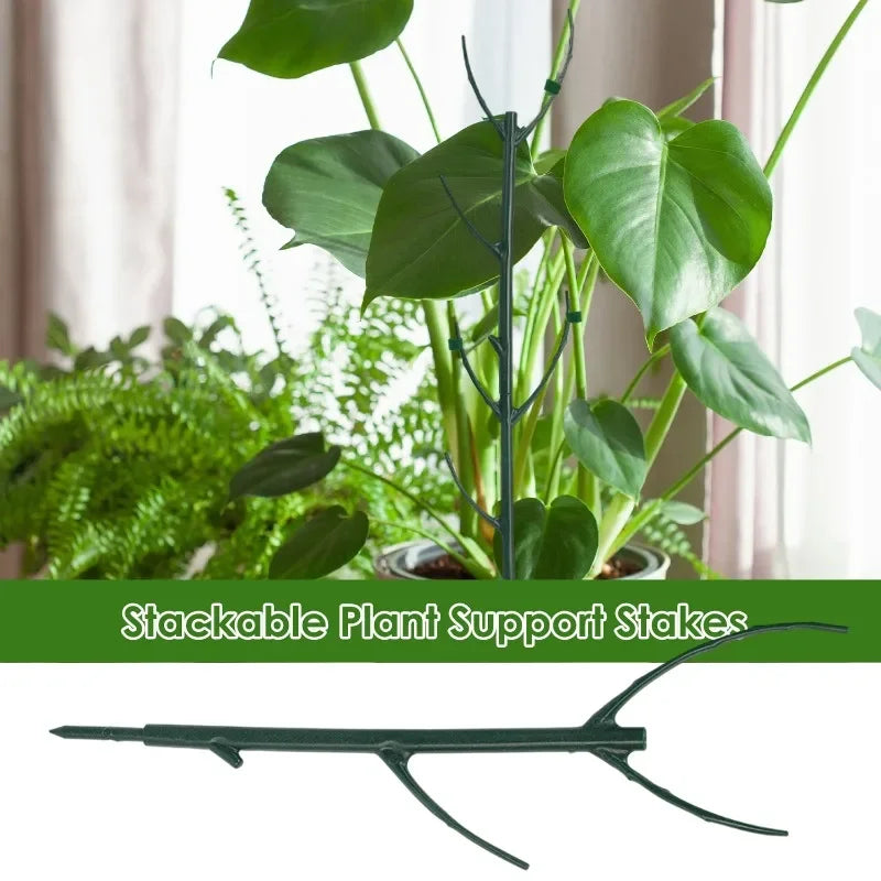 30/3Pcs Plant Support Pile Climbing Vine Stake Bonsai Fixing Rod Garden Plants Stake Holder Flower Support Rack For Potted Plant