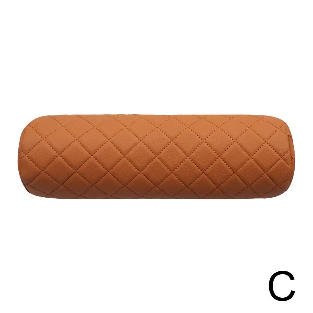 Luxury Car Seats Neck Pillow Leather Memory Soft Breathable Comfortable Relax Neck Support Car Office Chair Headrest Protector