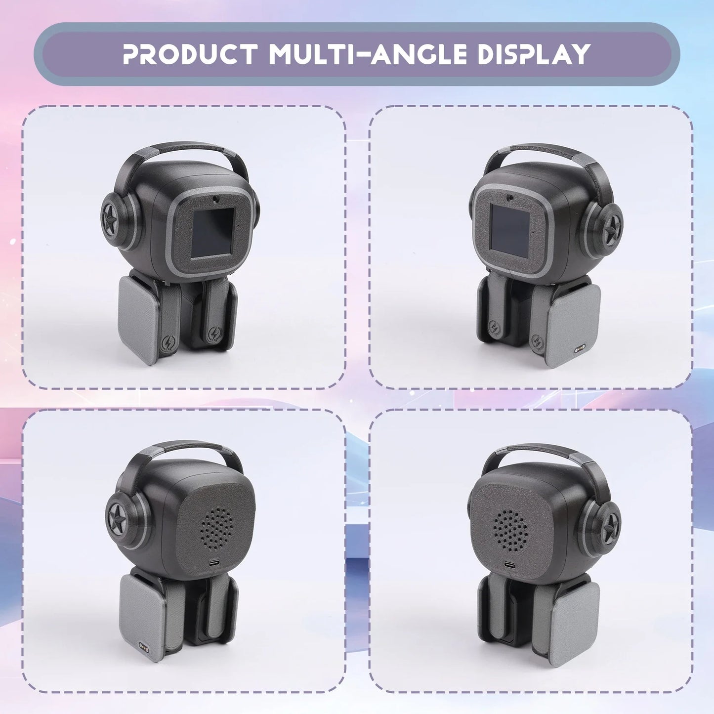 B50B-EMO AI Robot Multilingual Smart Chat, Interactive Assistant, Dancing Robot, Desktop Companion, Desktop Gift