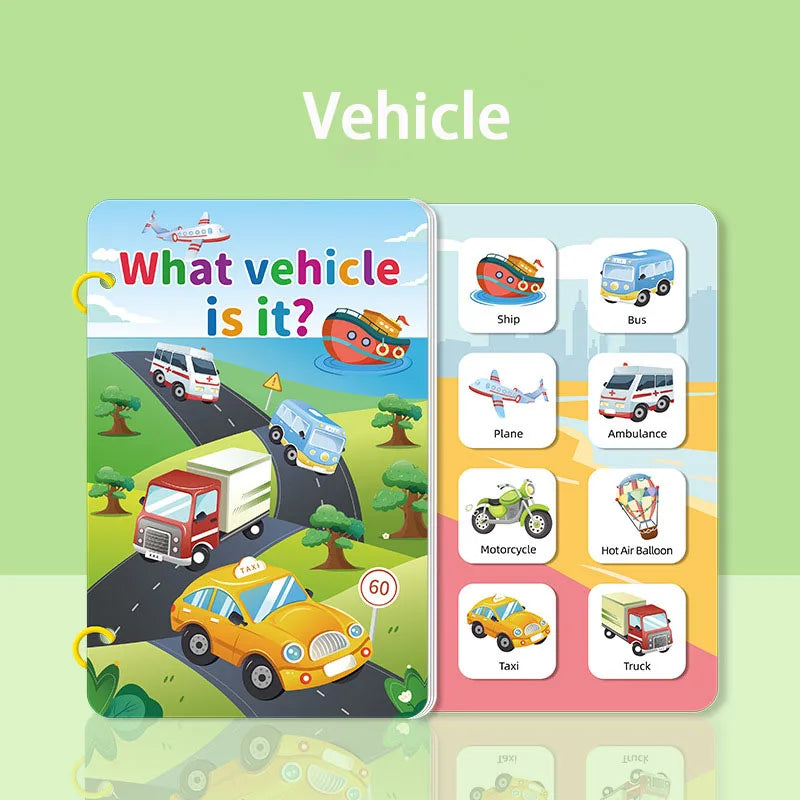 Preschool Busy Book for Toddlers Kids Early Education Montessori Toys 12 Themes Matching Quiet Books Kindergarten Learning Aids