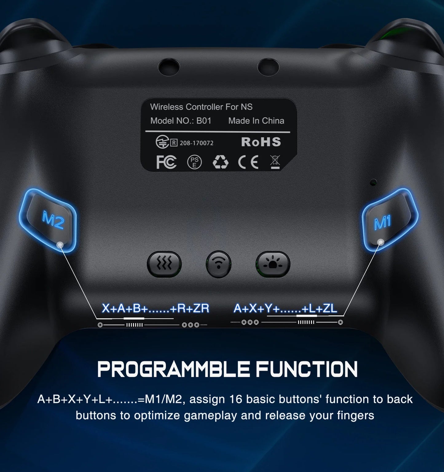 RGB Wireless Controller For Nintendo Switch Pro/Switch 2 Origina Joystick Gamepad Professional Lag-Free Gamepad Phone Gamepads