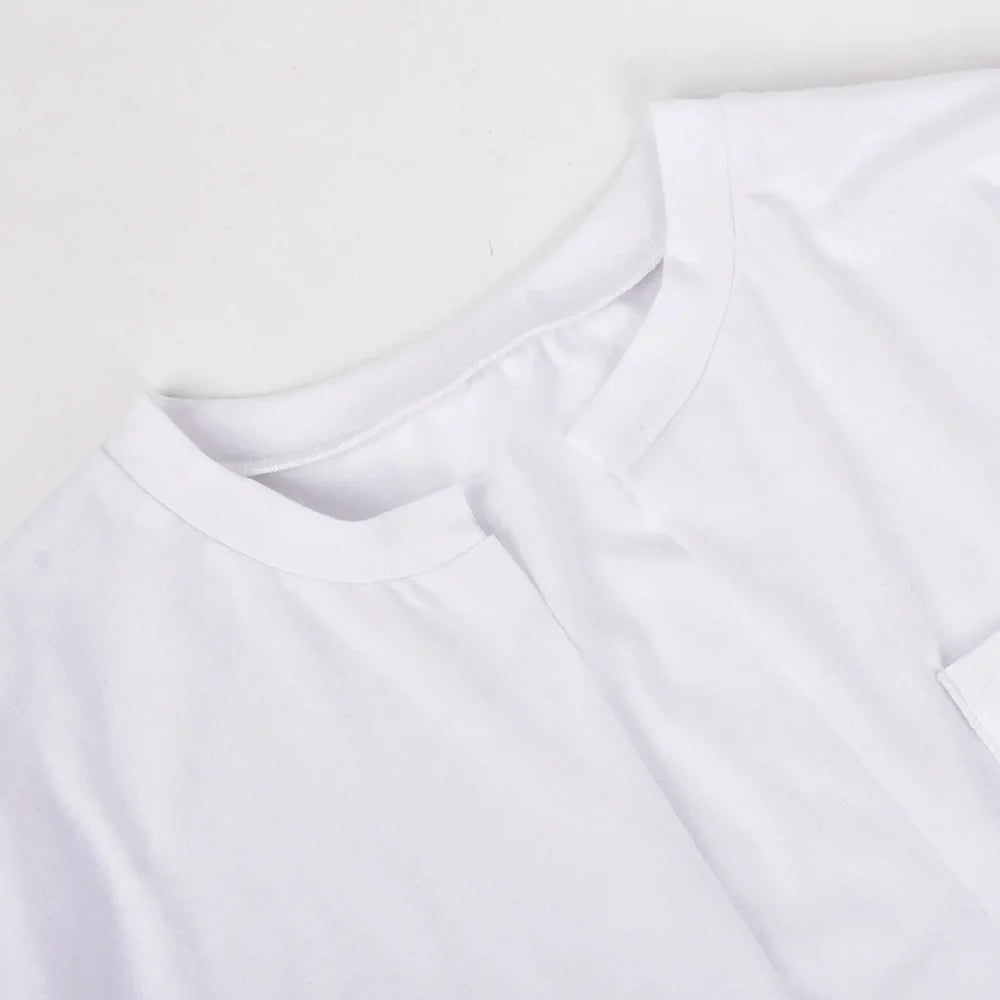 Perl White Cross Hollow Out Shirts for Women Summer Short Sleeve Female Clothes Fashion Christianity Pattern Crop Top Casual Tee
