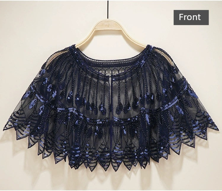 1920 Gatsby Style Evening Banquet Sequinned Shawl