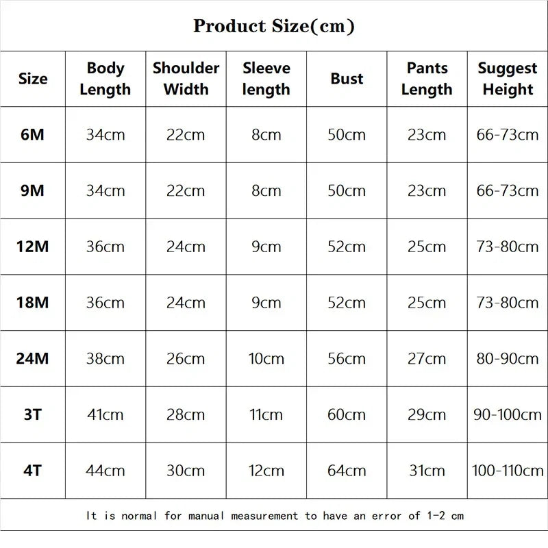 Kids Clothes Set Baby BoyGirl T-Shirt + Shorts Summer Clothing Cotton Cartoon Casual Boys Tracksuit Children Baby Clothes Set