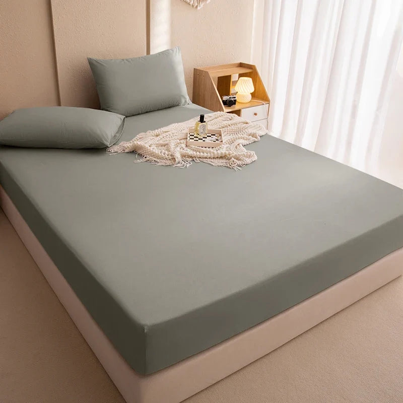 100% Waterproof Mattress Covers Protector Adjustable Bed Fitted Sheets With Elastic Band Single Double King Size 140/160/180x200