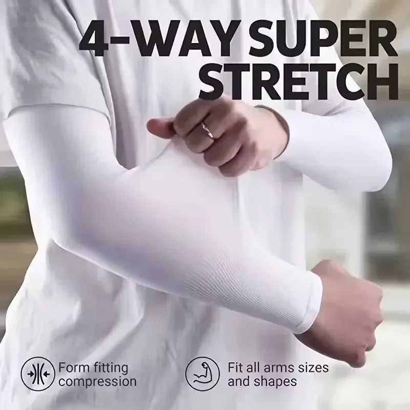 3Pairs Breathable Sun Protection Sleeves UV Protective Gear for Outdoor Adventures Sports And Driving