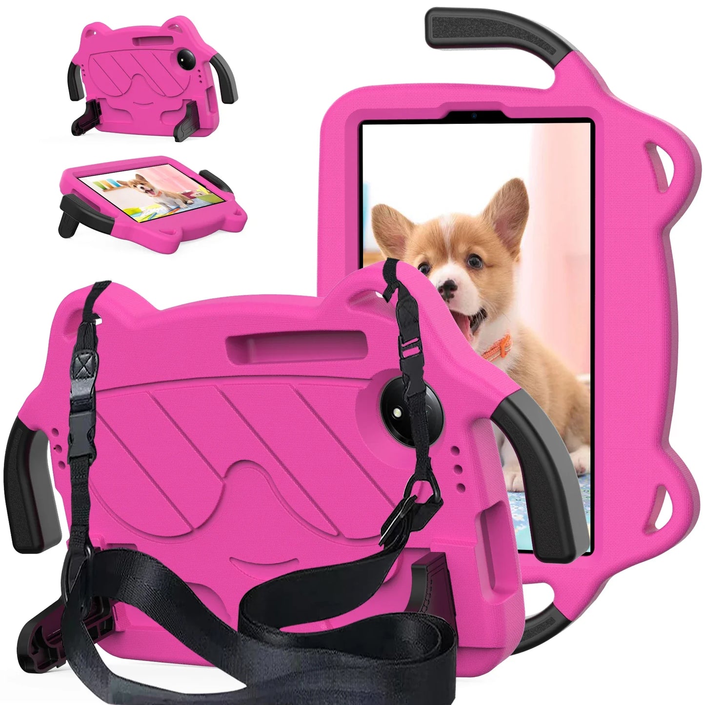 Cartoon EVA+PC Case For Redmi Pad SE 8.7" 2024 Tablet Safe Cover For Redmi Pad SE 4G 2024 tablet protective case with Kickstand