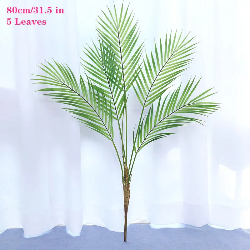 Large Artificial Palm Tree Green Tropical Fake Plants Flower Arrangement Props Home Decoration Hotel Office Deco Accessori