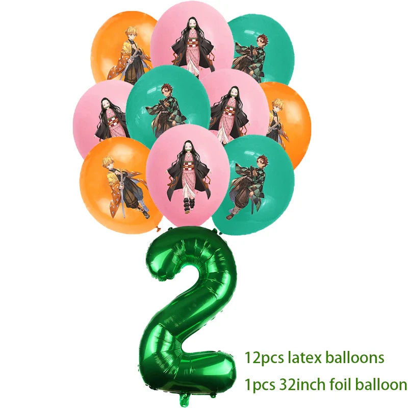 Anima Demon Slayer Party Decoration Supplies