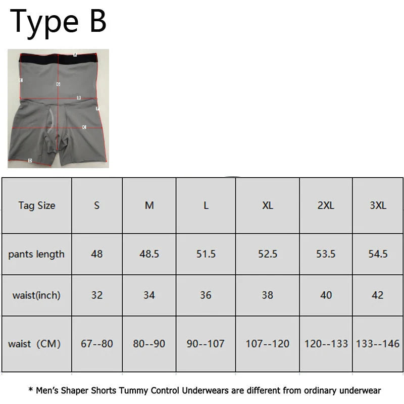 Sculpt & Support: Men's High-Elasticity Comfort Shapewear