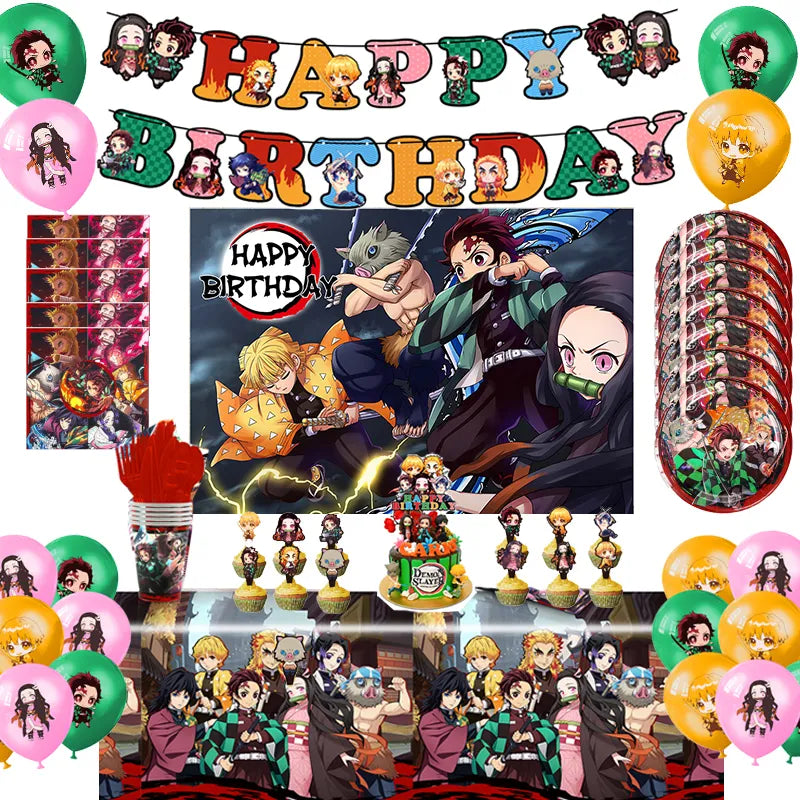 Anima Demon Slayer Party Decoration Supplies