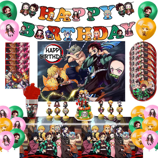 Anima Demon Slayer Party Decoration Supplies