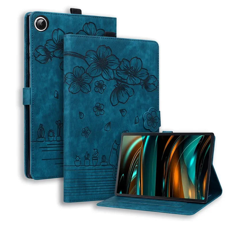 Coque For Samsung Tab A9 Plus 11" Tablet Case Luxury PU Leather Wallet Cover For Galaxy Tab A9+ SM-X210 SM-X215 SM-X216B Funda