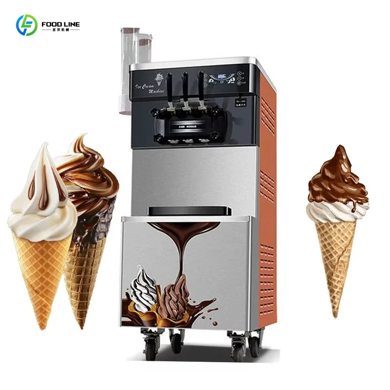 Customized Good Quality Banding Machine Snack Machines Soft Ice Cream Machine Factory Price