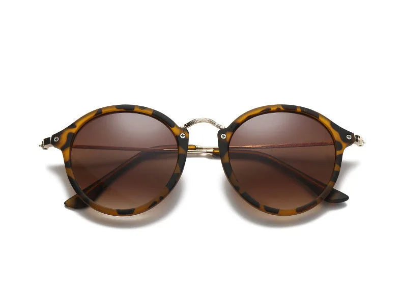2024 New Round Sunglasses Ladies Retro Trend Transparent Personality Women's Brand Designer Sunglasses High Quality UV400