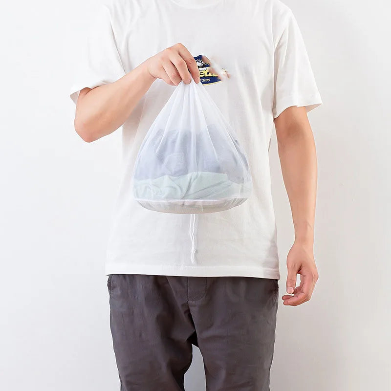 Big Size Large Washing Laundry Bag Mesh Organizer Net Dirty Bra Socks Underwear Shoe Storag Wash Machine Cover Clothes
