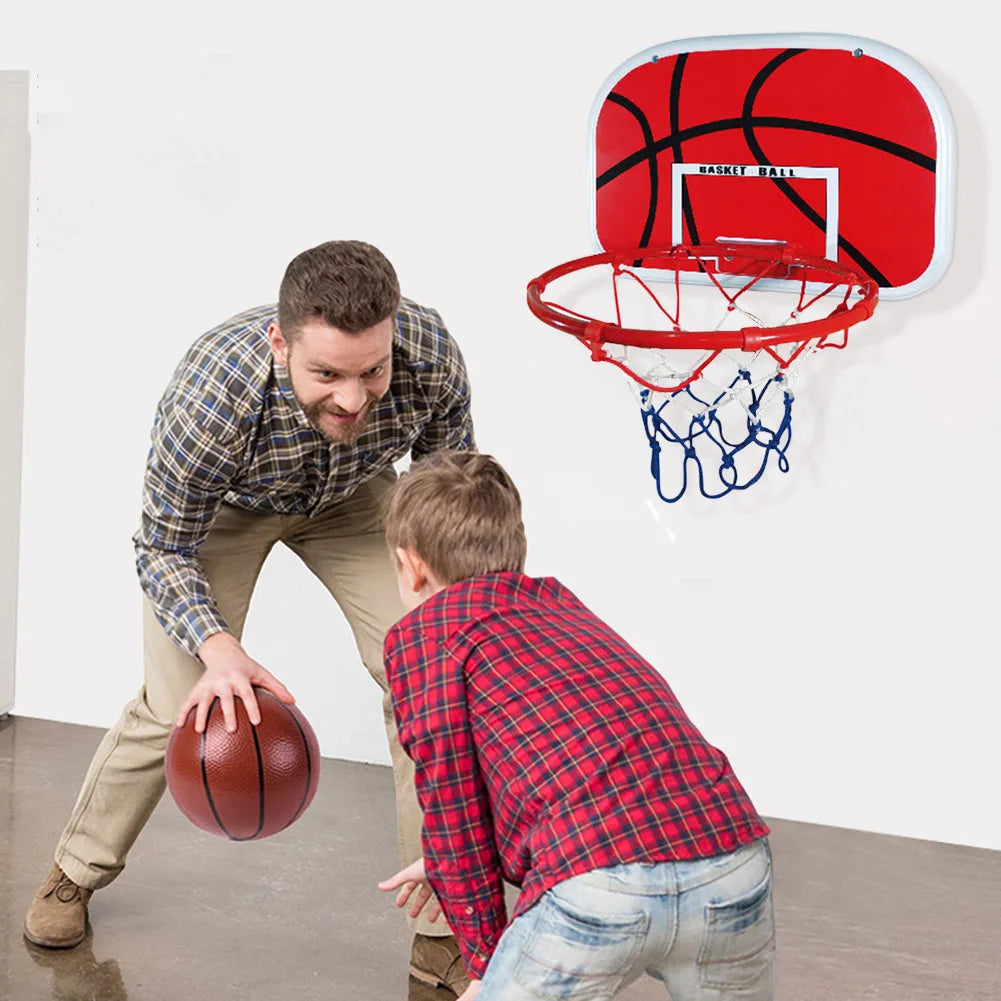 Basketball Goals with Ball and Pump Basketball System Adjustable Basketball Hoop Set Indoor Outdoor Play for Kids