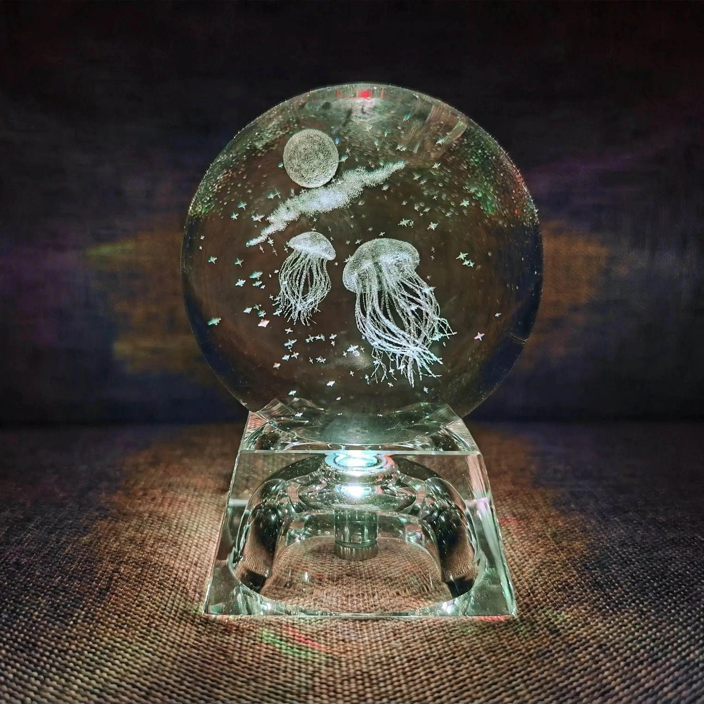 3D LED Crystal Ball Collectible