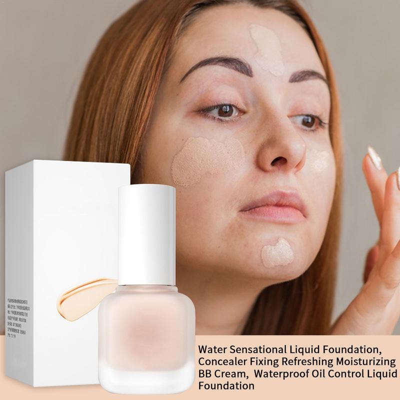 Liquid Foundation 30ml Fresh Foundation With Hydra Formula Oil Control Liquid Waterproof Oil Control Repair Makeup Concealer
