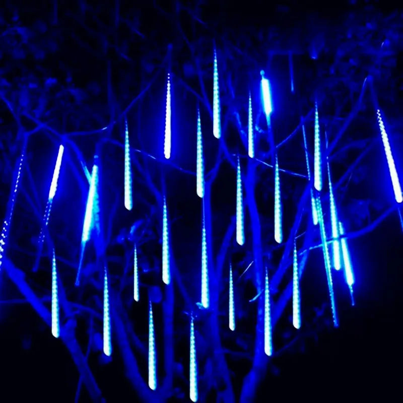 Outdoor LED Meteor Shower Lights Led Street Garland Fairy String Light Waterproof for Christmas Party Garden Holiday Decorations