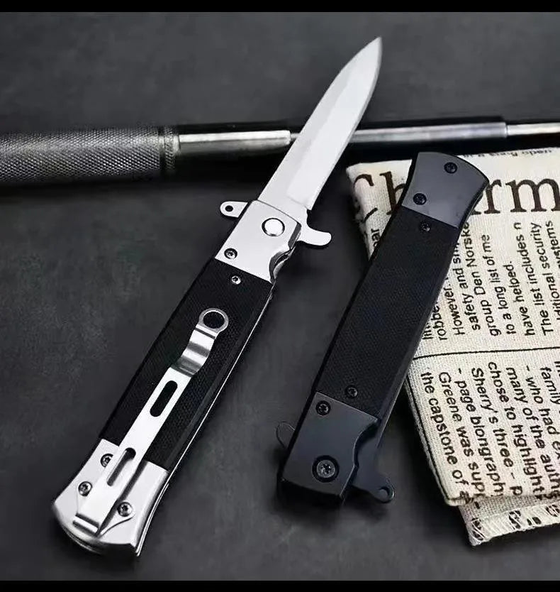 Multi-functional high-hardness folding knife Folding knife Portable mini knife wilderness camping knife